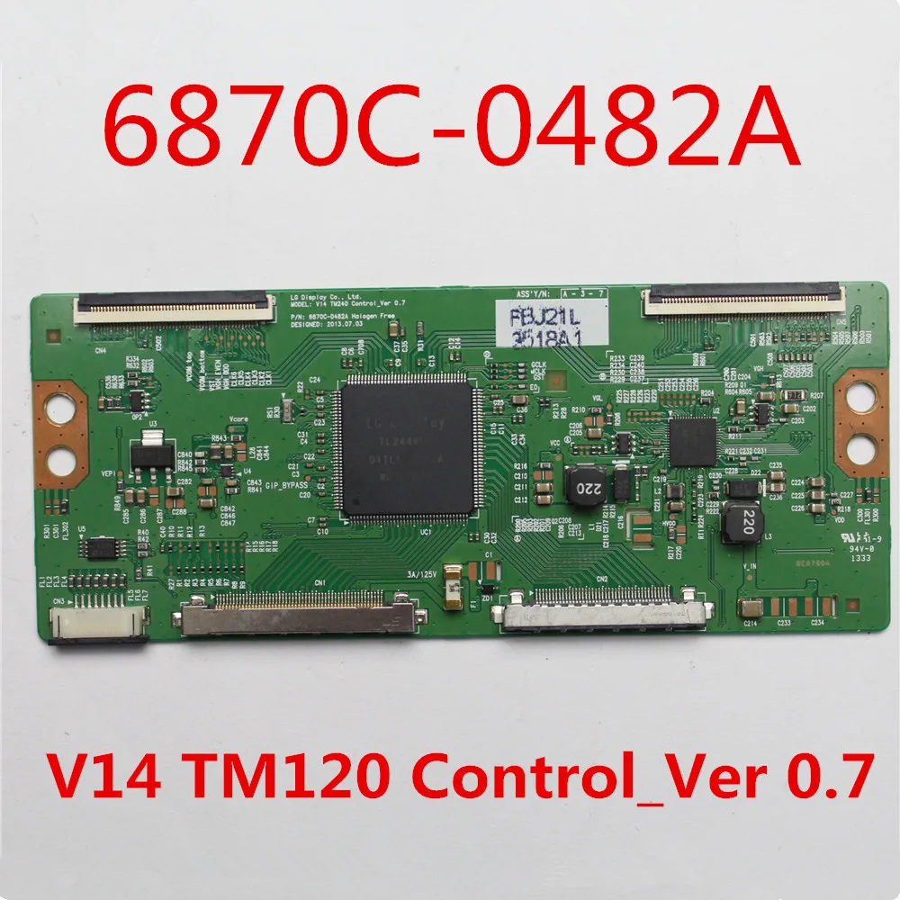 Tcon Board 6870C 0482A V14 TM120 Control_Ver 0 7 для Vizio M552I B2 LG TV PAV5532 01 3489BD.... И т. д. Логическая