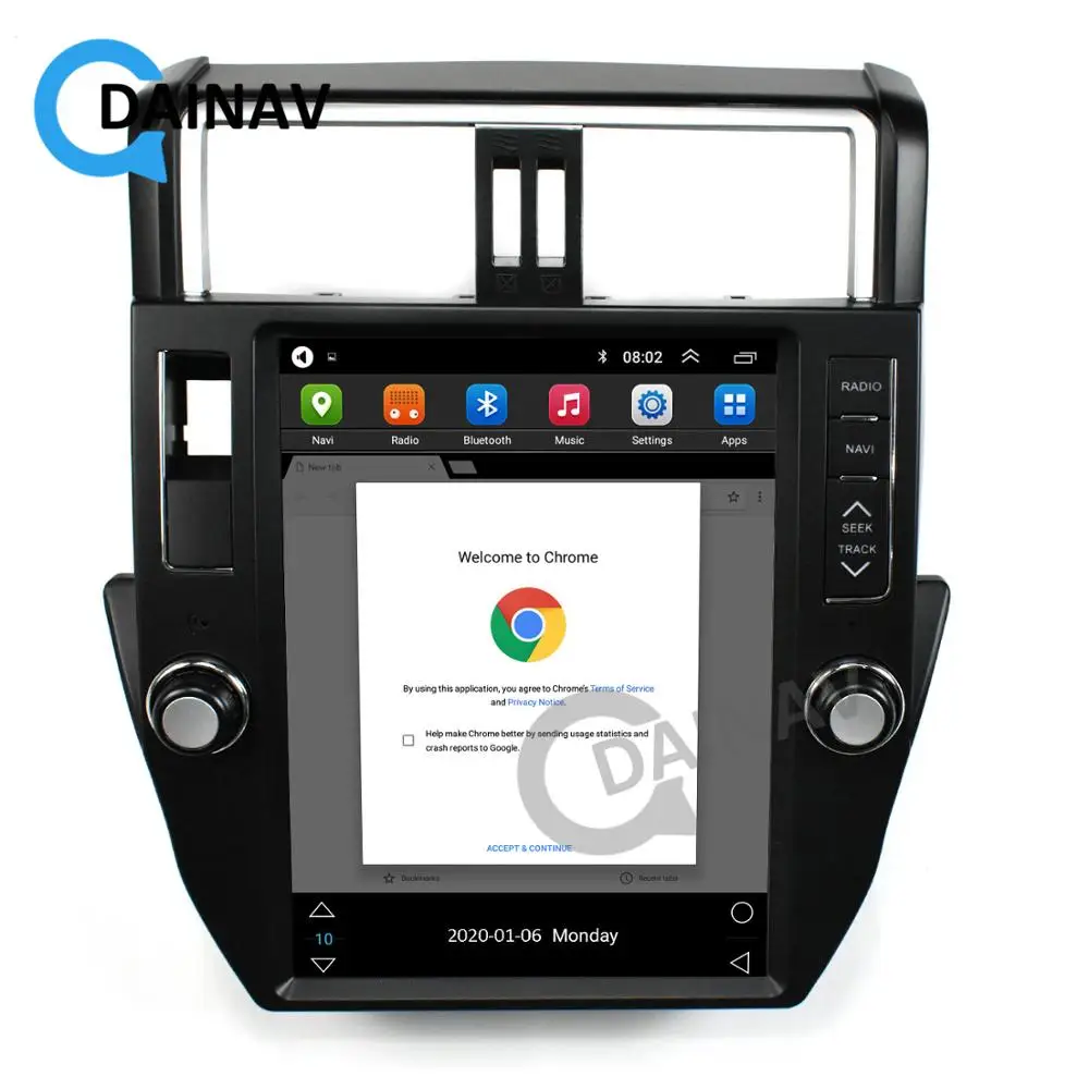 

Tesla big screen car multimedia player For Toyota Prado 2010-2013 radio stereo GPS navigation