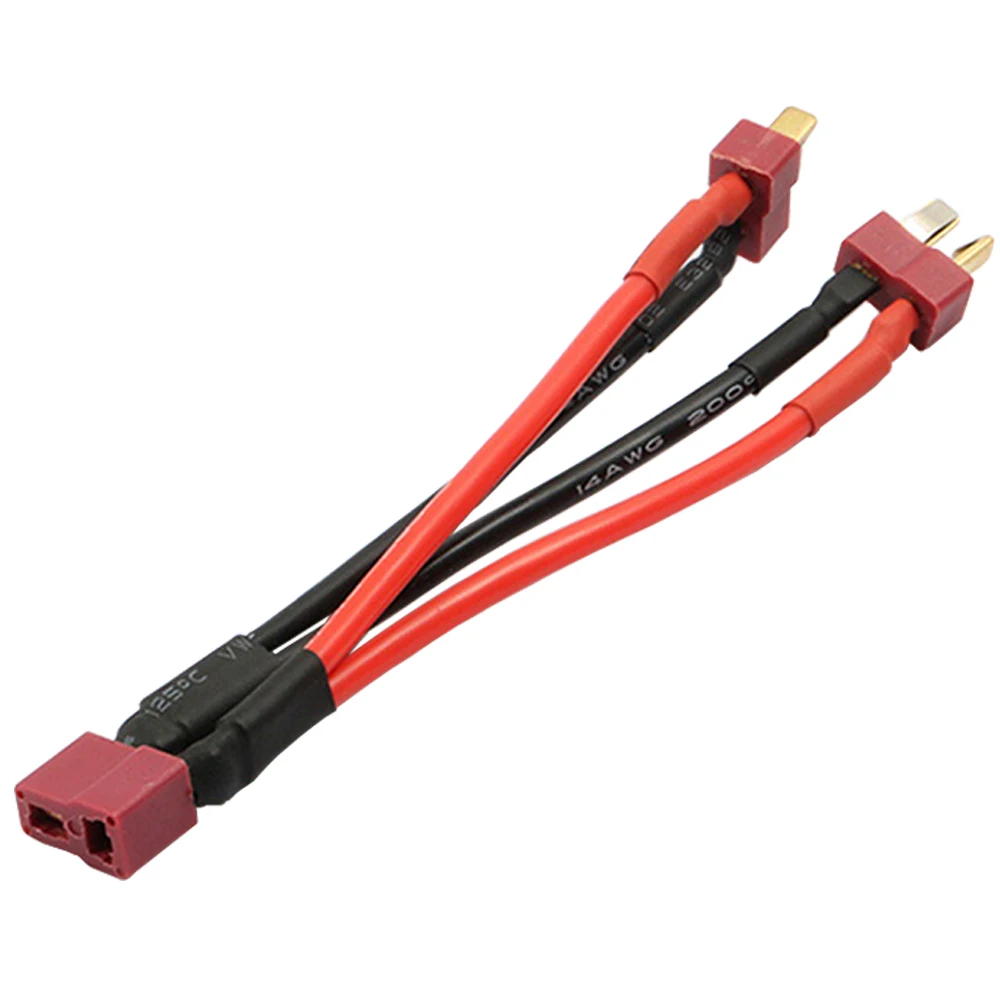 Футболка 1 шт. штепсельная параллельная Батарея соединительный кабель с разъемом