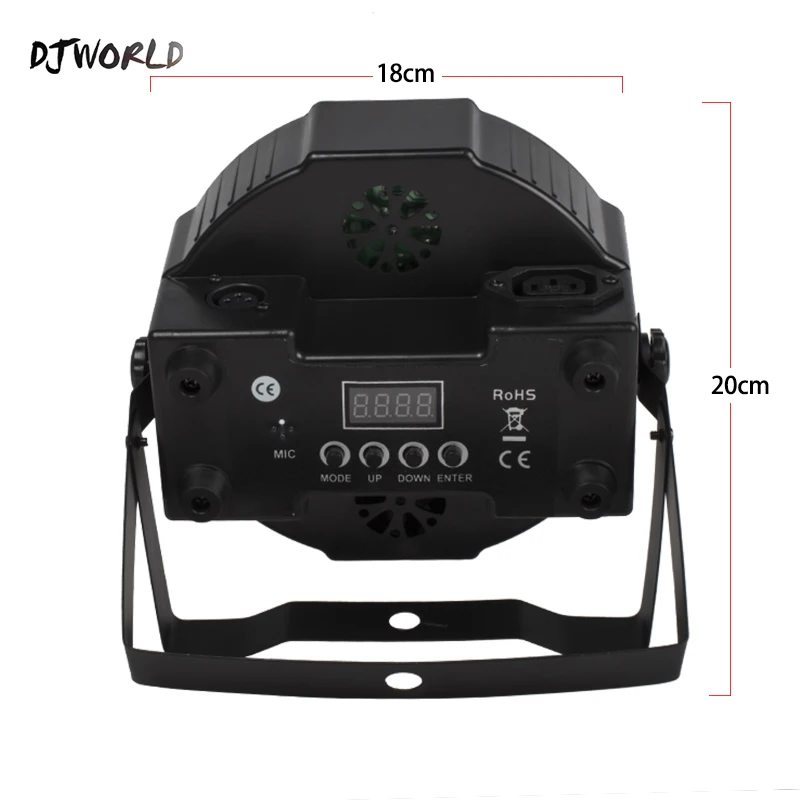 DJWORLD 7x18W RGBW UV 6in1cost эффективный DMX512 светодиодный настенный светильник для диджея