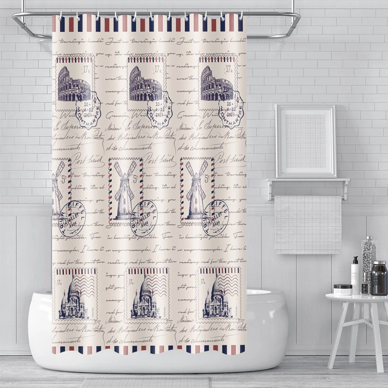 Пластиковая Водонепроницаемая душевая занавеска для ванной комнаты Bathlux из ПЭВА