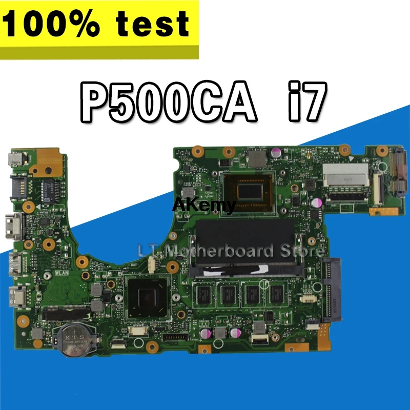 

P500CA MB_2G RAM / I7-3537 CPU / U3 / AS Motherboard For P500CA P500C Mainboard REV 2.0 100% Tested Free Shipping
