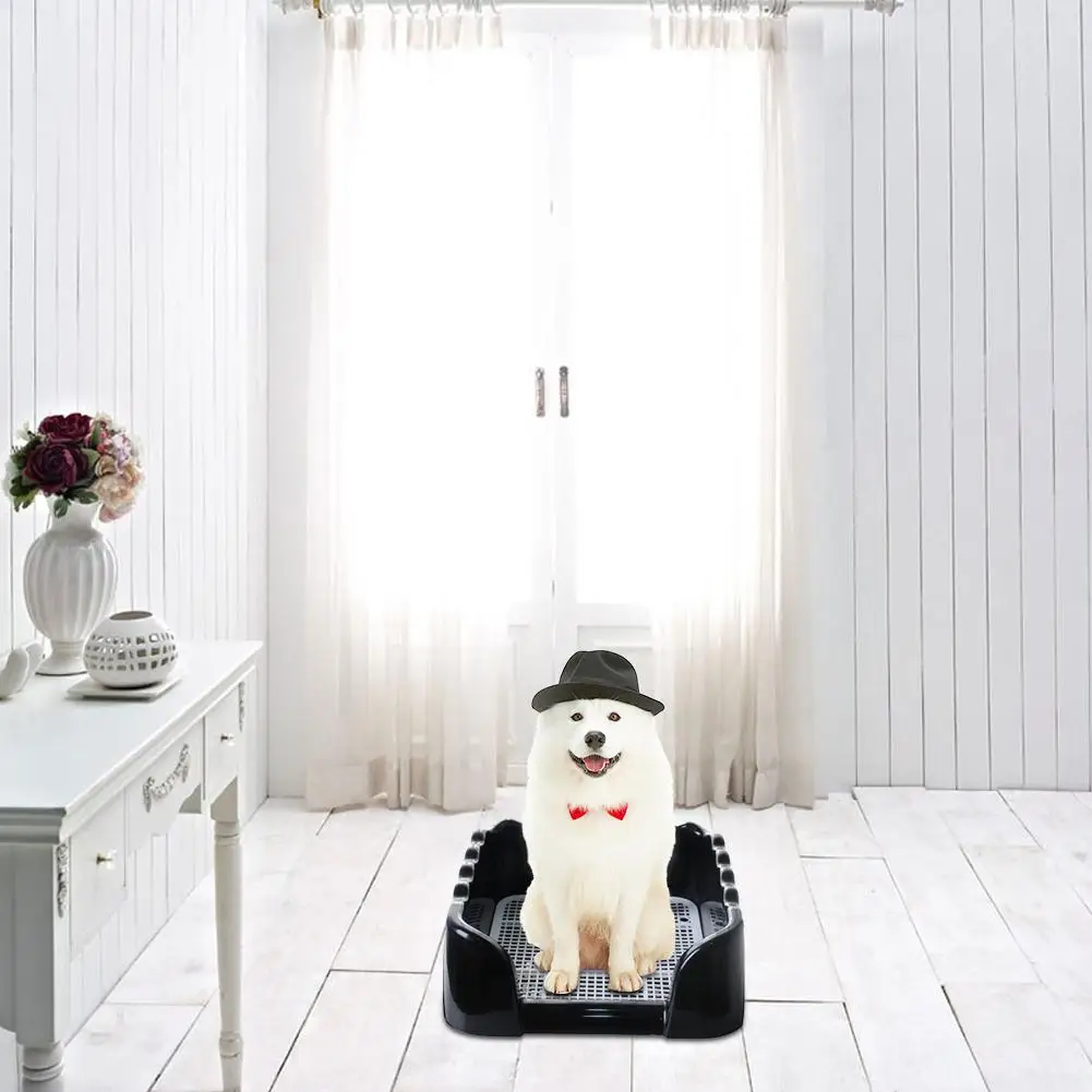 Для домашних животных Портативный Туалет Лоток щенок Loo Тренировочный Коврик