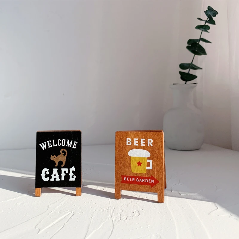 Sharkbang Vintage Coffee Beer Wooden Memo Holder Clip Photo Card Stand Folder Decorative Kawaii Stationery | Канцтовары для офиса