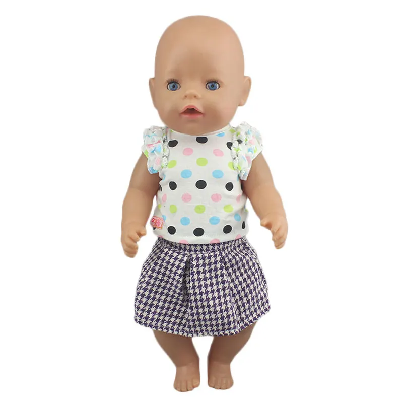 Новое поступление кукольные костюмы подходят для кукол-младенцев 43 см одежда
