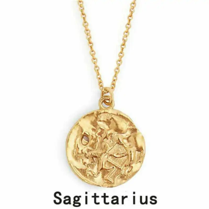 Ожерелье с подвеской 12 созвездий Овен Телец Лев дева весы Скорпион Стрелец