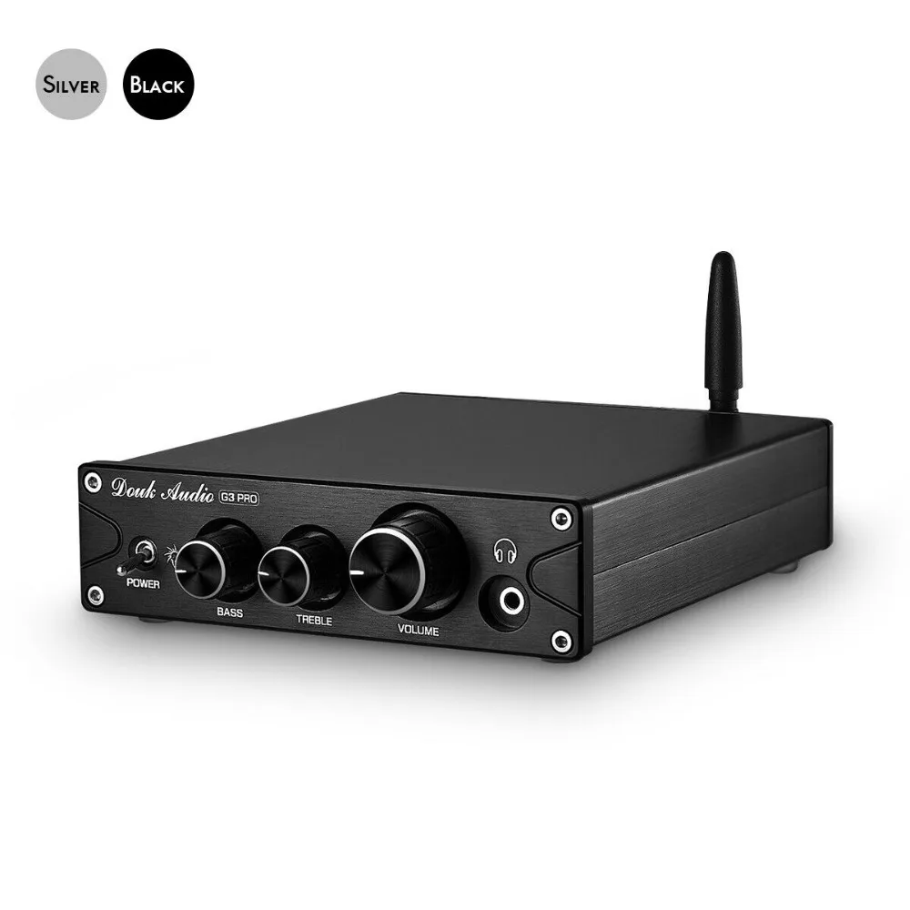 Douk аудио HiFi TPA3116 Bluetooth 5,0 APTX ES9018K2M DAC стерео усилитель мощности усилитель для наушников 200 Вт