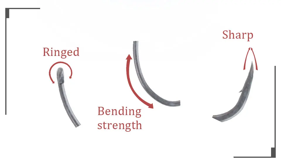 W.P.E Coated hook Fishing Hook Coating 3pack/lot Carp Fishing Hook 2#/4#/6#/8#/ Wide Gape with Micro Barbed Hook Fishing Tackle