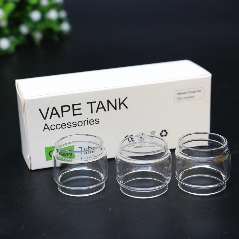

3pcs/box clear bubble glass for Hellvape MD Rebirth Dead Rabbit Fat Rabbit Dead Rabbit V2 RTA tank