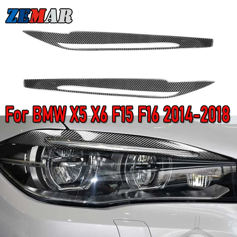 2 шт. декоративные наклейки для передних фар BMW F15 X6 F16 X5 2014 2015 2016 2017 2018 | Автомобили и