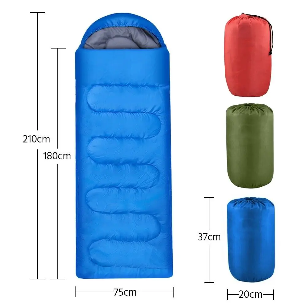 

1PC 4 Season Sleeping Bag Waterproof Camping Hiking Bags Single Zip Case Camping Mattress Single Sleeping Bag