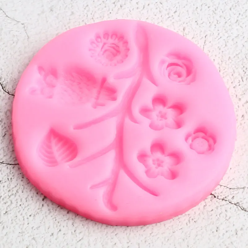 Детская фотография Сова Цветок Сделай Сам Выпечка Кекс Топпер помадка Конфеты