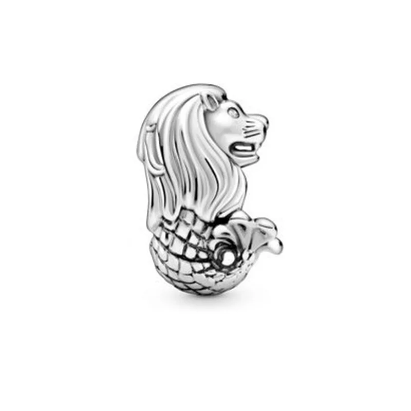 Новинка 2020 шармы-бусины из Сингапура Merlion подходят для оригинального браслета