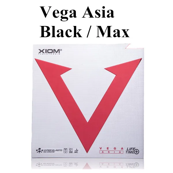 Black MAX XIOM красный Вега Азия SEPPD Прыщи В Настольный теннис резиновая губка для пинг понга Tenis De Mes - Цвет: Black MAX