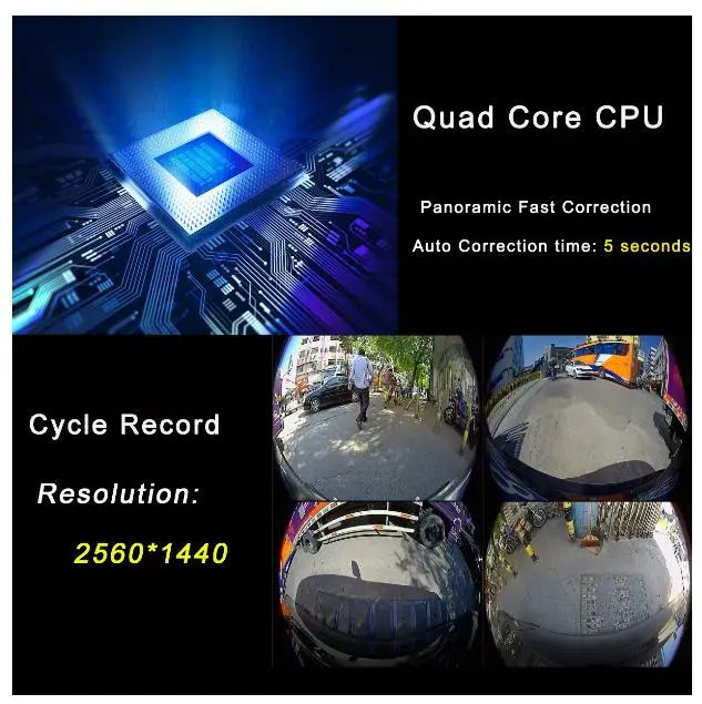 Автомобильные аксессуары панорамная камера с обзором на 360 градусов для Toyota Alphard