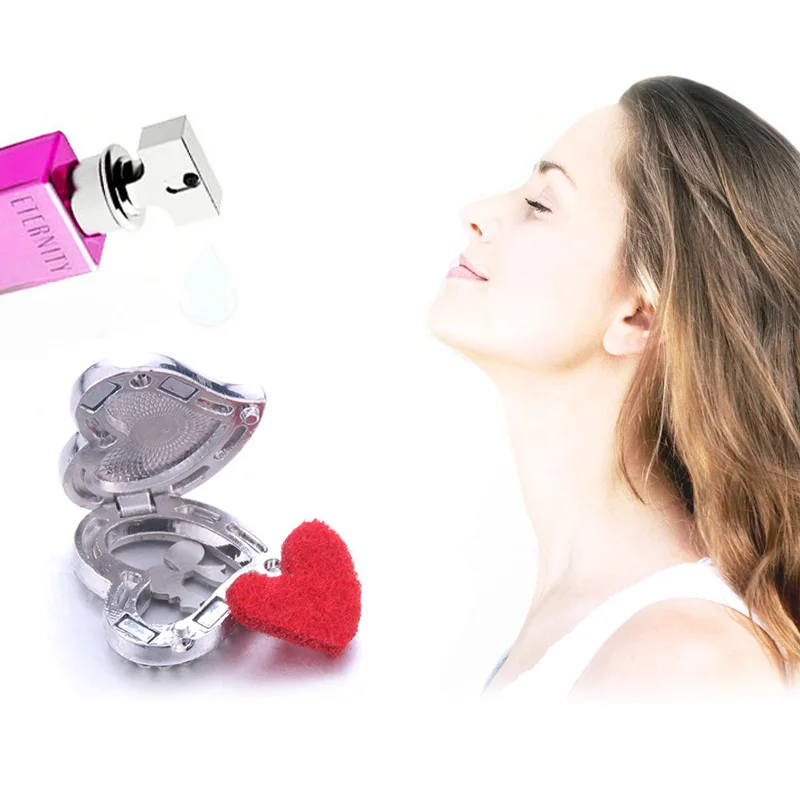Новое ожерелье Aroma с кулоном-диффузором Heart парфюм для Подвески Медальоны