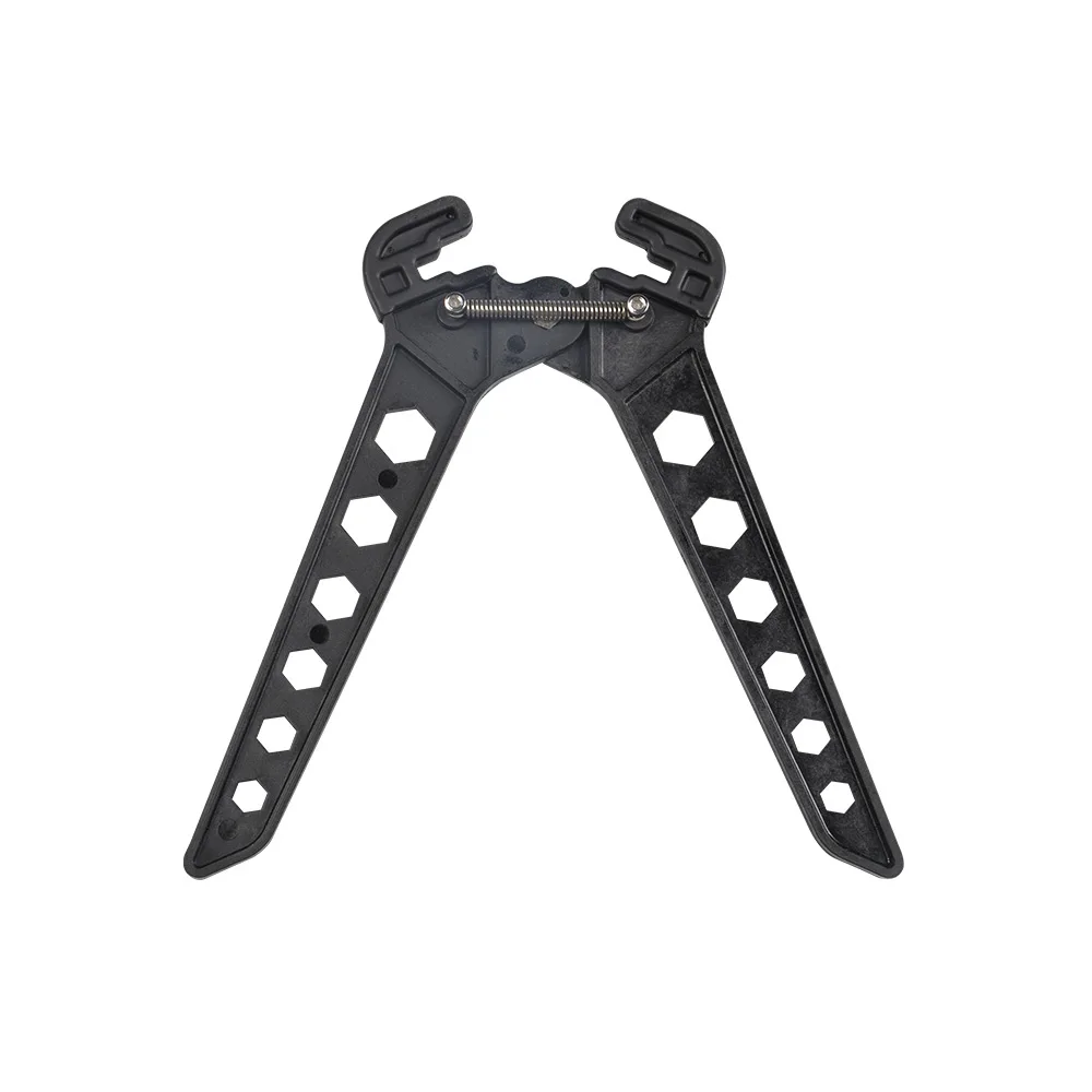 

Пластиковая черная подставка для лука с откидной ножкой, легкая и компактная демонстрационная подставка для лука