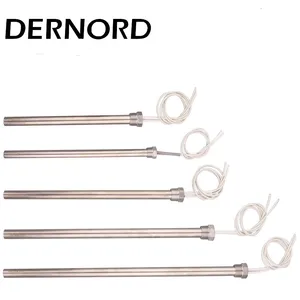 Нагревательный элемент из нержавеющей стали DERNORD, трубчатый нагревательный стержень с резьбой 240 дюйма NPT, 1250 в, 1500 Вт1750 Вт34 Вт2 кВткВт