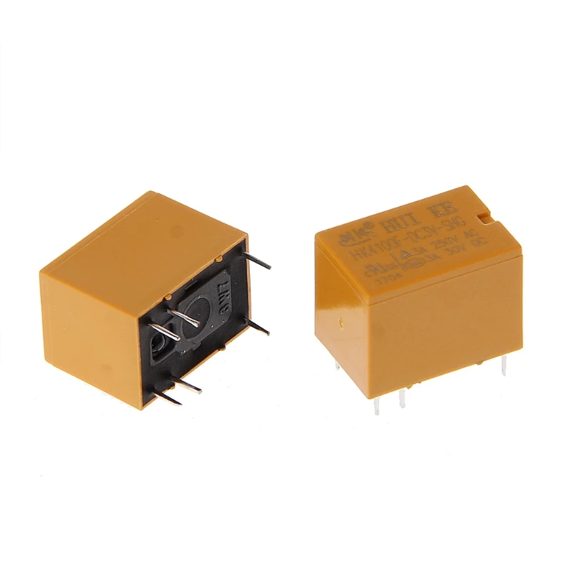 5 шт. 3В реле HK4100F DC3V SHG 6 pins 3A 250 В переменного тока 30 постоянного E65B|Реле| |