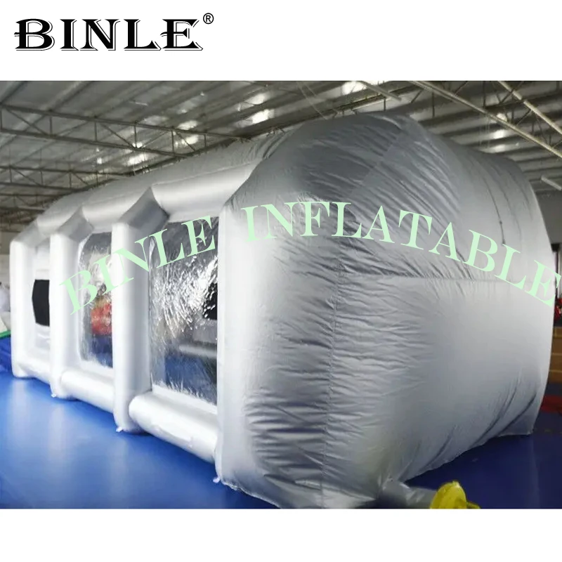 Bestellen Automobil Riesigen Aufblasbaren Spray Farbe Booth Zelt Aufblasbare Auto Workstation Tan Auto Waschen Garage Zelt Für Aufrechterhaltung