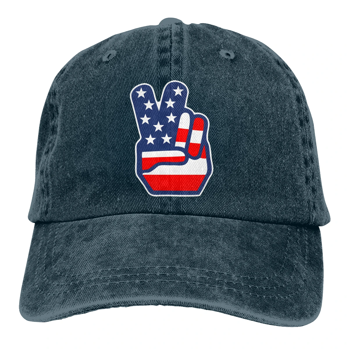 

American Flag Peace Symbol Peacesymbol Ctslsy T man woman's Retro Washed Cowboy hat Trucker Hat