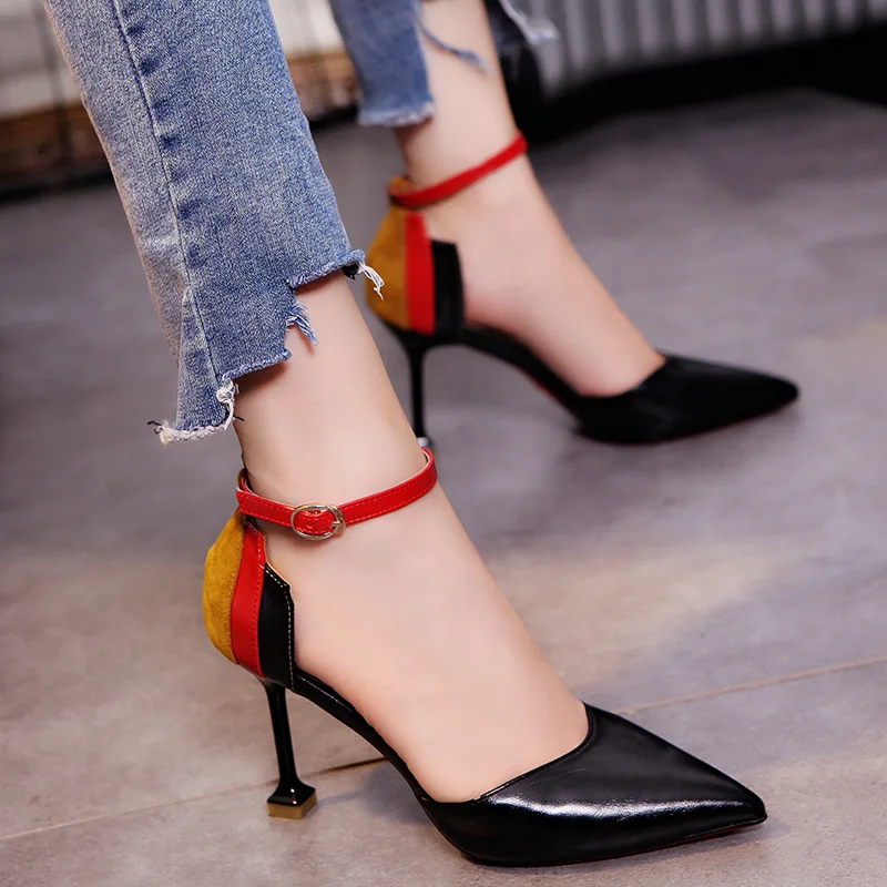 

Women Shoes Fashion High Heels Shoes Black Beige White Shoes Women Wedding Shoes Ladies Stiletto Women Heels 2021