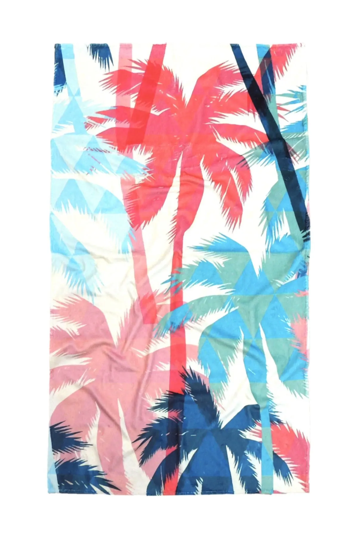 

Beach Towel Beach Towel Palm Coral 80x150 cm Soft Textured Water Absorbing Quick Dry