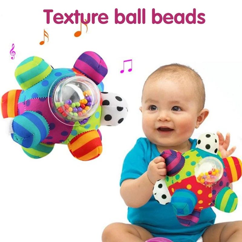 

Baby Toys Fun Little Loud Bell Baby Ball Rattles Toy Develop Baby Intelligence Grasping Toy HandBell Rattle Toys for Baby Infant