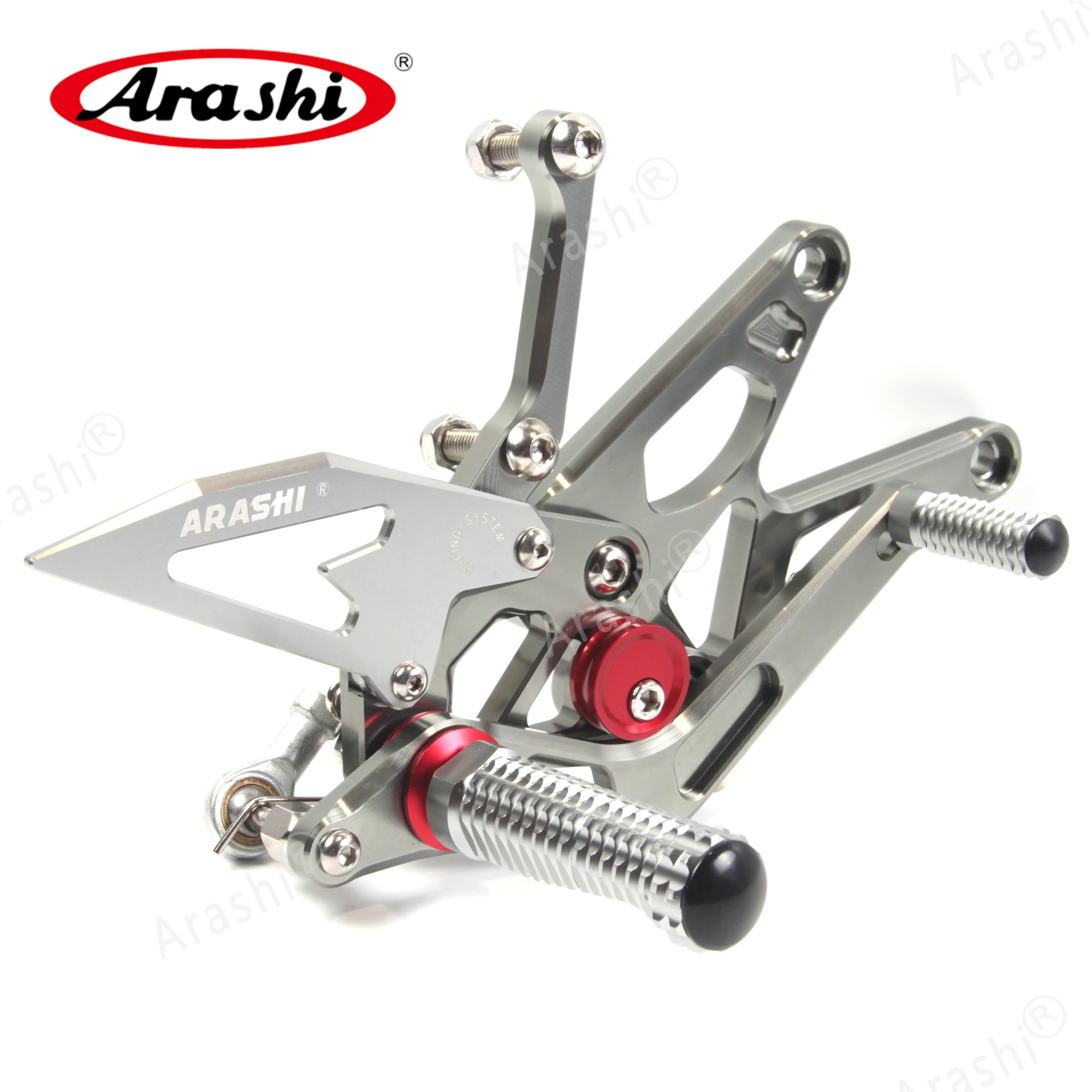Араши CNC Регулируемая подставка для ног YAMAHA YZF R1 2005 2006 подножки задние комплекты