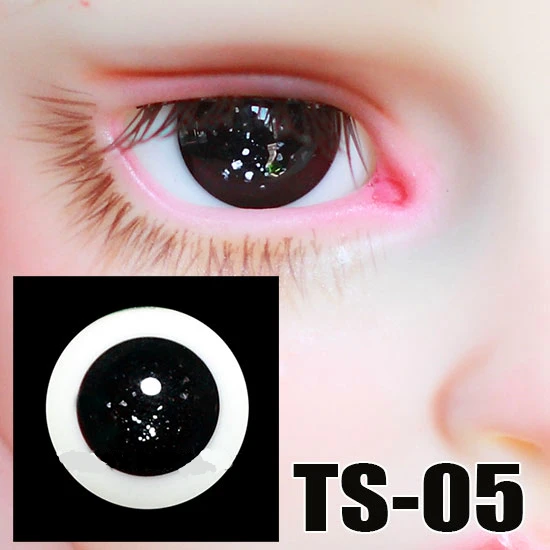 

BJD Doll eyes apply to 1-3 1-4 1-6 size eyes TS-05 black glass eyes doll accessories