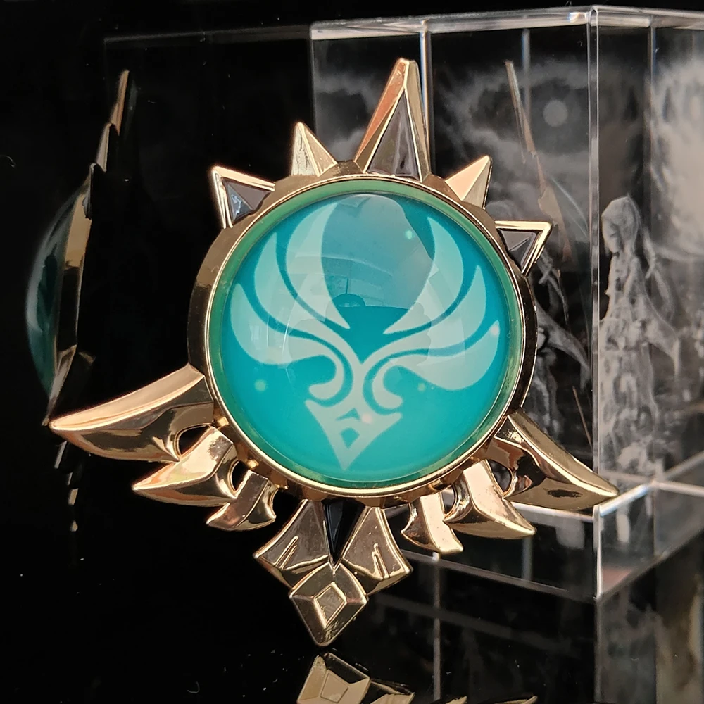 Genshin Impact Trinket Mondstadt Liyue Harbor Vision Of God Keychains Anime Accessories Bag Pendant Key Rings High Quality | Украшения и