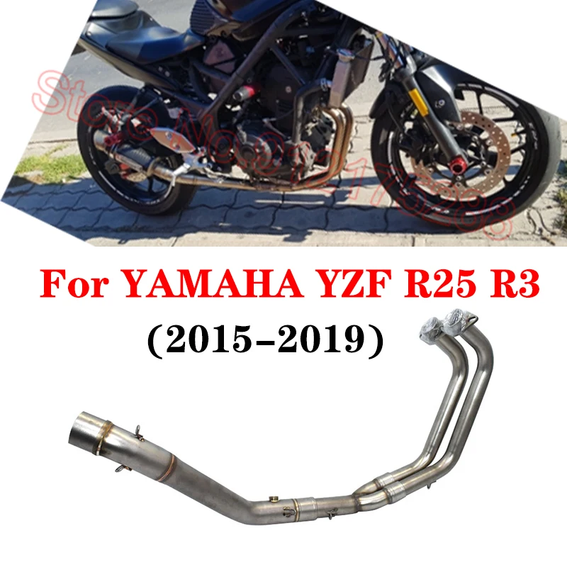 

Слипоны для YAMAHA YZF MT03 R25 R3 2015 2016 2017 2018 2019 без выхлопных газов YZF R25 R3 MT03 полная выхлопная труба средней трубы