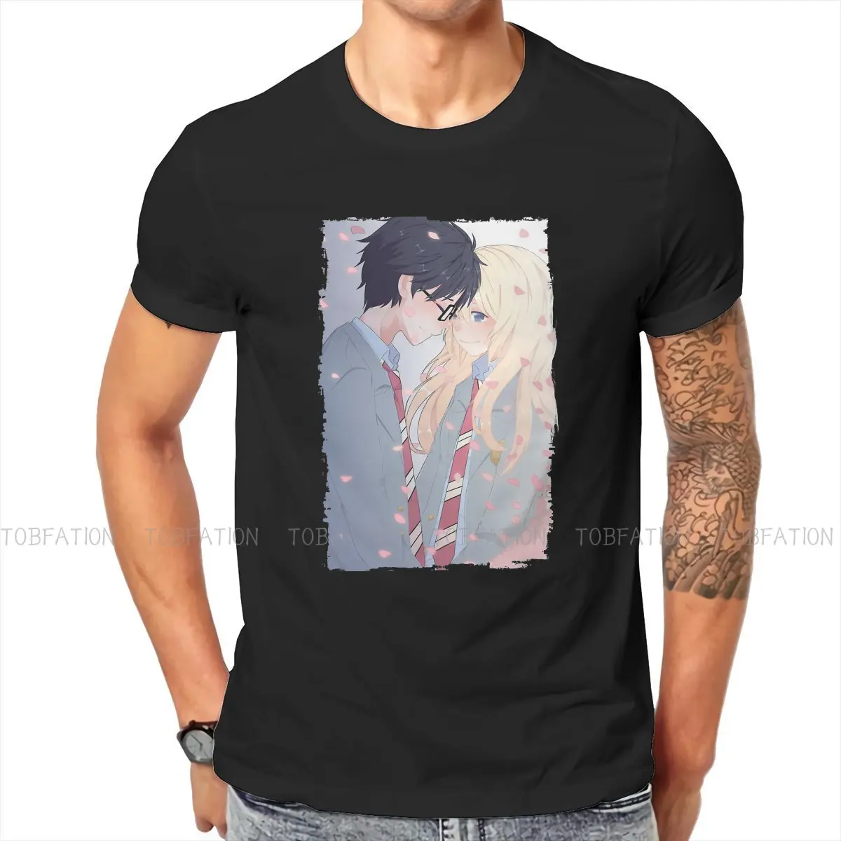 

Essential Unique TShirt Your Lie in April Love Top Quality Creative Gift Clothes T Shirt Stuff Ofertas