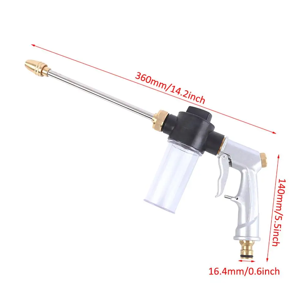 

High Pressure Water Spray Gun Washing Machine Car Washing Machine Garden Watering Hose Nozzle Sprinkler Foam Cleaning Water Gun