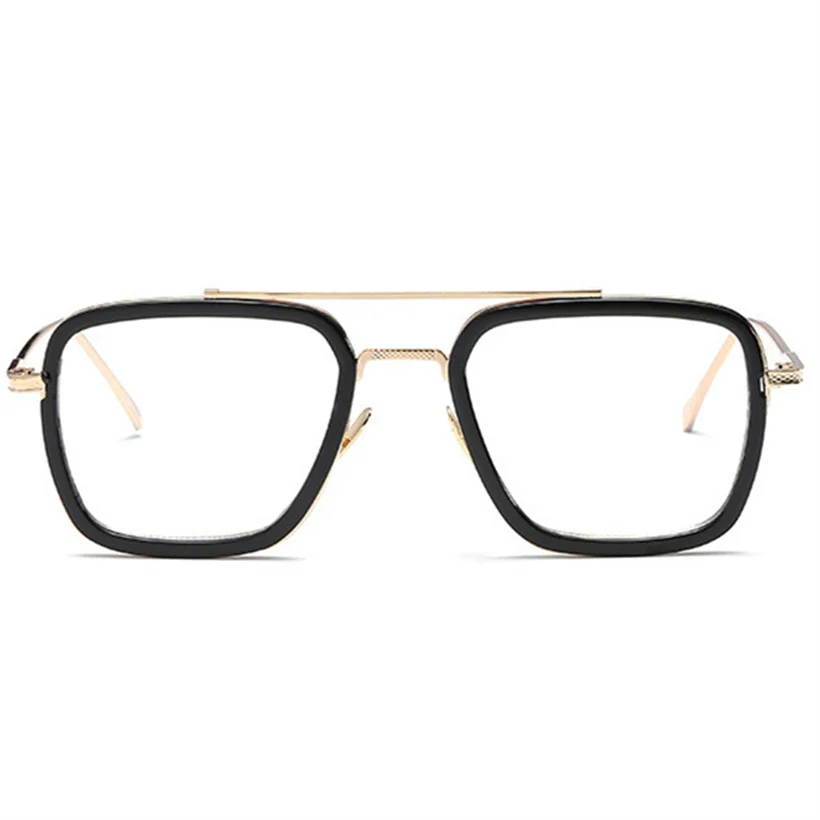 QUEENBOOS мужские солнцезащитные очки стимпанк фирменный дизайнер Tony Stark Железный