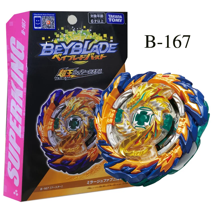 

TAKARA TOMY Beyblade Burst B-167 усилитель Mirage Fabnir.Nt 2S бей лезвие игрушки