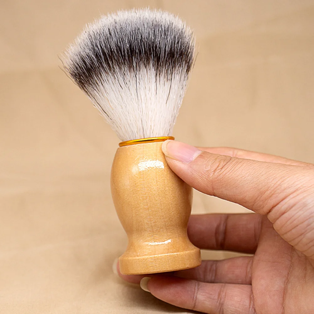 

1 Set Men's Shaving Set Handheld Razor Beard Brush Male Face Cleaning Set