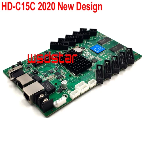 HD C15C 10 * HUB75E Поддержка 1/32 Lan + USB асинхронный RGB цвет P7.62 P8 P10 светодиодный экран
