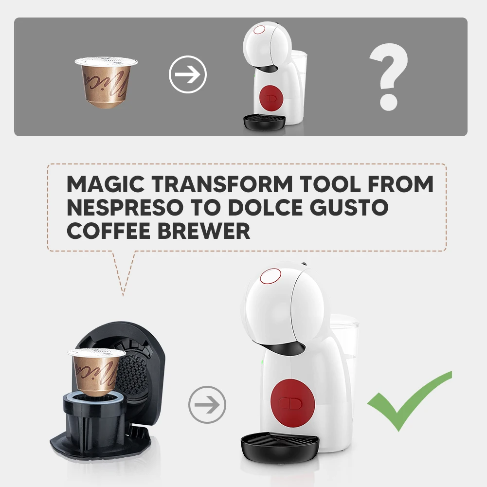 Адаптер ICafilas для капсул Nespresso оригинальные капсулы преобразуют в держатель