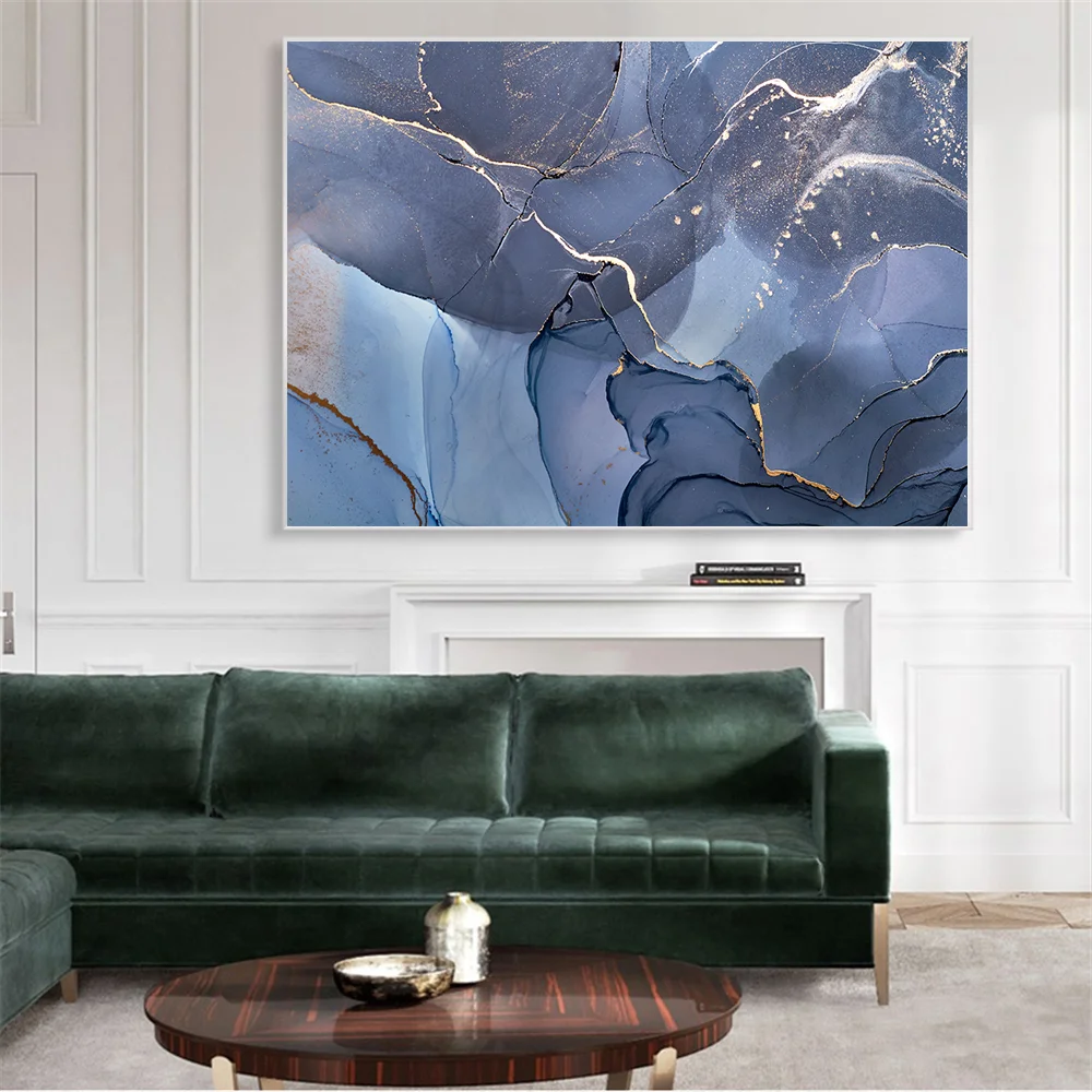 Современный абстрактный холст печать картины плакаты и принты для гостиной