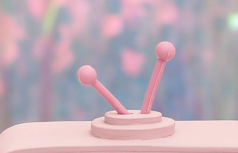 

Simple Creative Figurine Handmade Cute Desk Resin Ornaments Art Pink Figurine Modern Nordic Decoration Maison Home Decor DE50XBJ