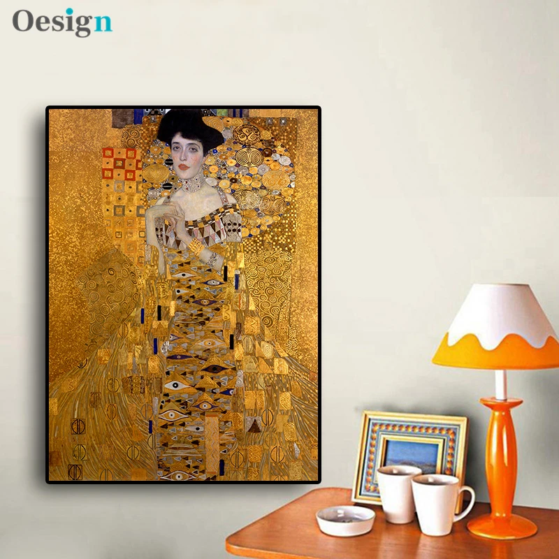 Квадро-де-пинтура поцелуй масла от guizav klimt arte para sala de estar pintura decorativa reоткровенные