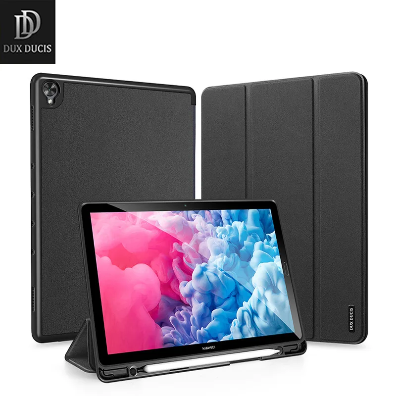 

Dux Ducis умный чехол из искусственной кожи для Huawei Matepad 10,8 чехол-подставка для Matepad M6 10,8 дюймов Чехол-держатель