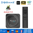 Smart TV BOX X88 PRO 20 RK3566 Android 11,0 8K двойной Wifi BT медиаплеер Play Store бесплатное приложение быстрая телеприставка PK IP TV H96