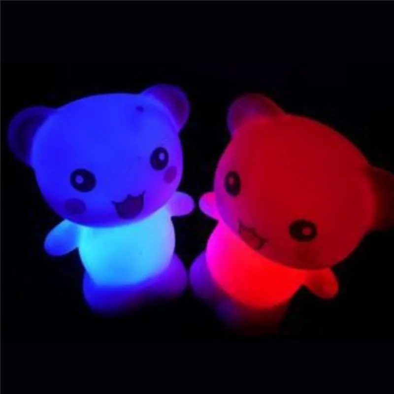 CHENGYILT оригинальная Ночная подсветка Медвежонок лампа красочные изменения
