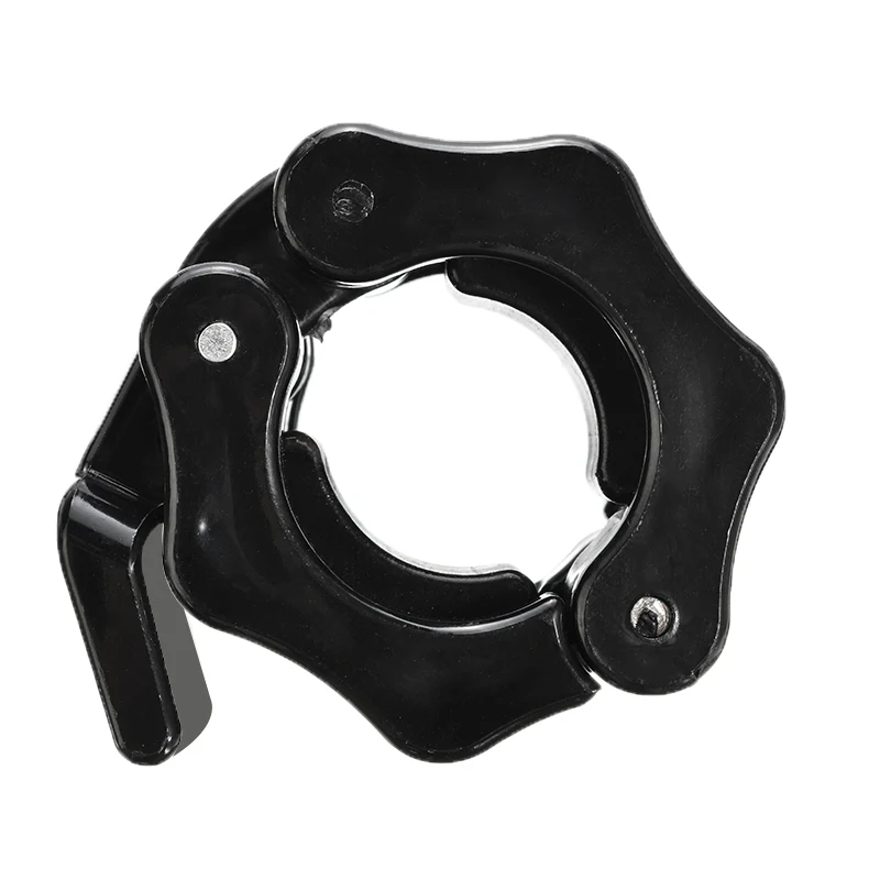 2 шт. черный пластиковый замок для штанги воротники тяжелой атлетики хомуты
