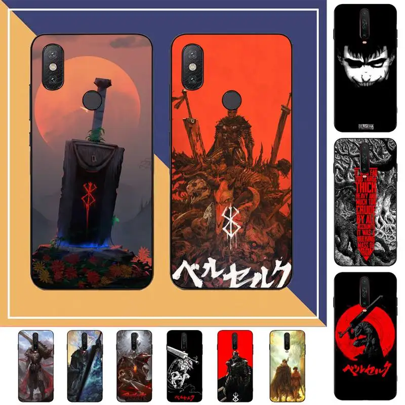 

Berserk Guts Anime Phone Case for Redmi Note 8 7 9 4 6 pro max T X 5A 3 10 lite pro