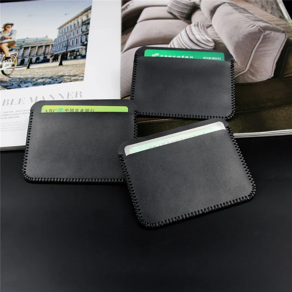 

Small Mini Travel Lizard Pattern Leather Bank Business Id Card Holder Wallet Case For Men Women With Id Window