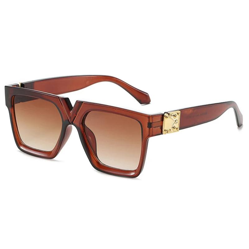 

Unisex Fashion Ladies Square Sunglasses Women Goggle Shades Vintage Brand Designer Oversized Sun Glasses