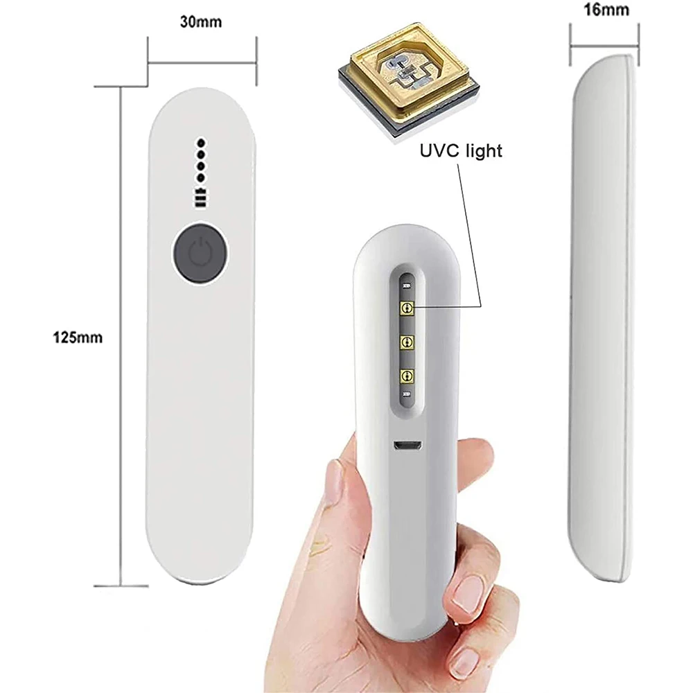 Портативная УФ-лампа для дезинфекции портативная аккумуляторная